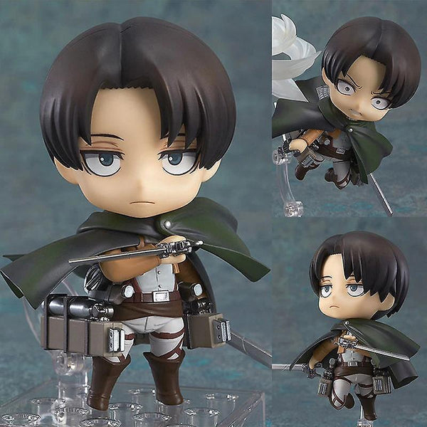 10cm Anime Figure Attack On Titan Ackerman PVC Action Figure Toys Ackerman statue CollectionWS27119