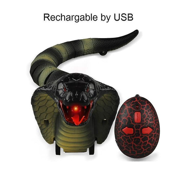 Infrared Remote Control Cobra Snake Toy RC Mischief Safari Garden|toy pranksimulation snakeWS27713