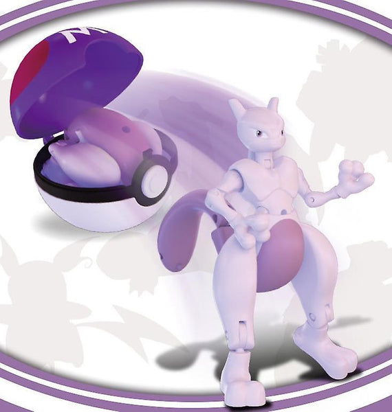 13cm Pokemone Poke Figure Toys Transformation Mewtwo Solgaleo Lunala Model Gift Toys For ChildrensWS27878