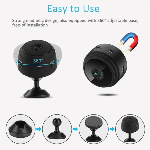 1080P HD Mini Wireless WIFI IP Camera DVR Night Vision Home SecurityWS27899