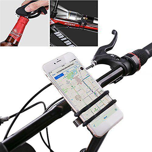 For BIKIGHT Shockproof Anti Shake Bike Phone Holder Bicycle Handlebar Rubber Strap Holder for Smartphone WS27955