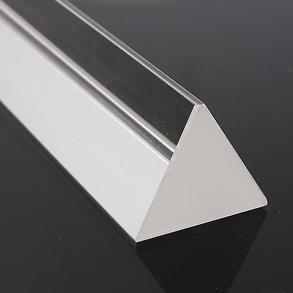 15cm Optical Glass Crystal Triple Triangular Prism Photography Physics Teaching Light SpectrumWS27926