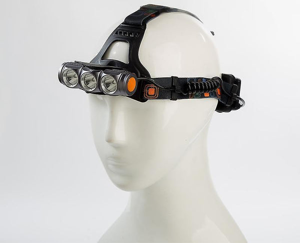 XANES 1800LM HeadLamp 18650 Battery 4 Modes DC Direct Charge Waterproof Outdoor Camping Hiking MotorWS29088