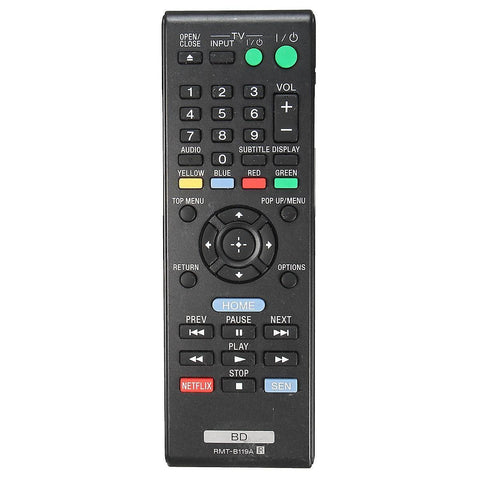 Replacement remote control for Blue Ray RMT-B119A fit Sony BDP-BX59 BDP-S390 BDP-S590