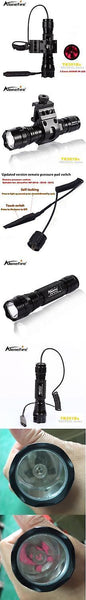 Alonefire 501B 5W Infrared IR 850nm 800Lumen LED Flashlight Set Night Vision Flashlight 18650 FlashlWS29413