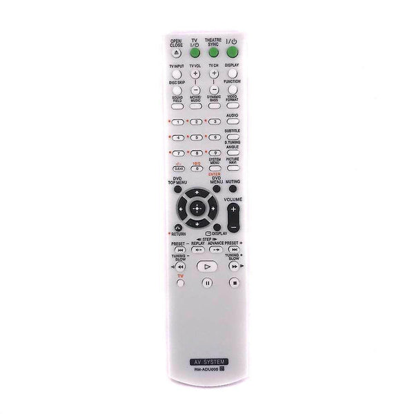 Replacement remote control for RM-ADU005 Sony RMADU005 Audio/Video Receiver DAVDZ230