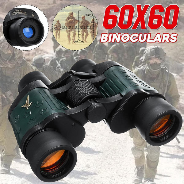 60x 60 Binocular HD BAK4 Optical Lens Day Night Vision Telescope Outdoor CampingWS29877