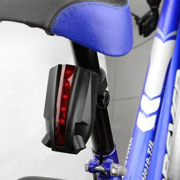 For BIKIGHT Laser LED MTB Cycling Bicycle Safety Warning Light Bike Tail Light Motorcycle E-bike WS30323