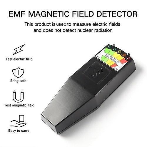 5 Led EMF Meter Magnetizing Field Detector Ghost Detecting Paranormal Equipment Tool CounterWS30511