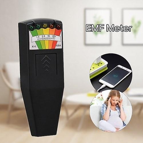 5 Led EMF Meter Magnetizing Field Detector Ghost Detecting Paranormal Equipment Tool CounterWS30511