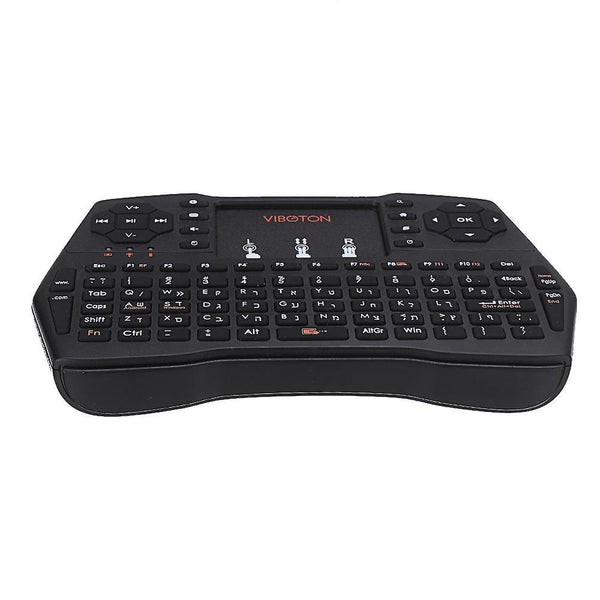 Viboton I8 Plus 2.4G Wireless Hebrew Mini Keyboard Touchpad Airmouse for TV Box Smart TV PCWS30751