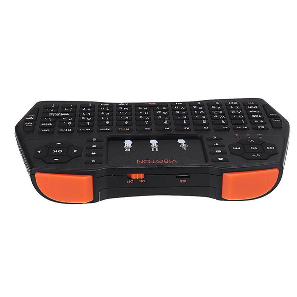 Viboton I8 Plus 2.4G Wireless Hebrew Mini Keyboard Touchpad Airmouse for TV Box Smart TV PCWS30751