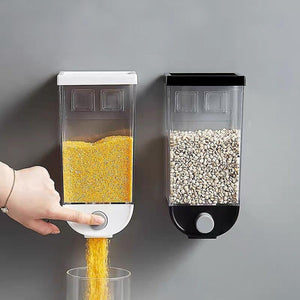 1500ml Food Storage Box Kitchen Wall-mounted Container Cereal Oatmeal DispenserWS30858