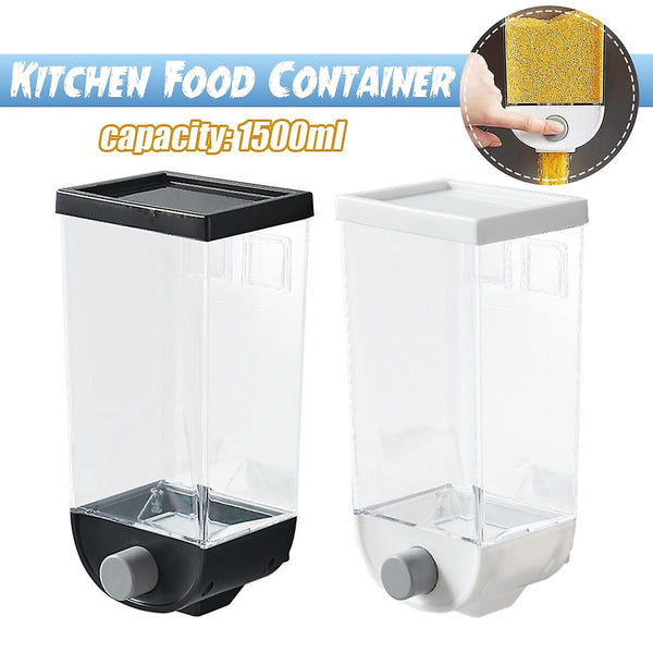 1500ml Food Storage Box Kitchen Wall-mounted Container Cereal Oatmeal DispenserWS30858