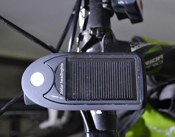 For Solar Bicycle Light USB Charge Bike Cycling Front Lamp 360 Degree Rotation Waterproof IP64 WS31620