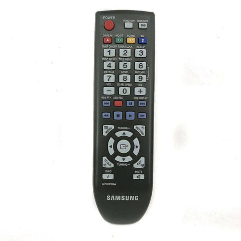 Replacement remote control for AH59-02366A Samsung Home Audio System MX-D630D