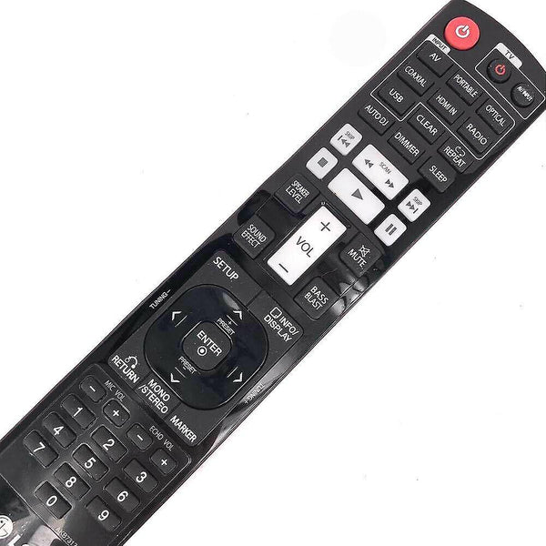 Replacement remote control for AKB73175701 LG AV Audio Home Theatre System