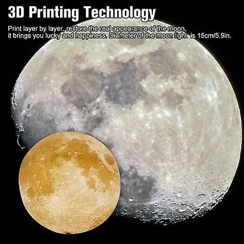 15cm/5.9in Moon Night Light/ 3D Printed Moon Globe LampWS32828