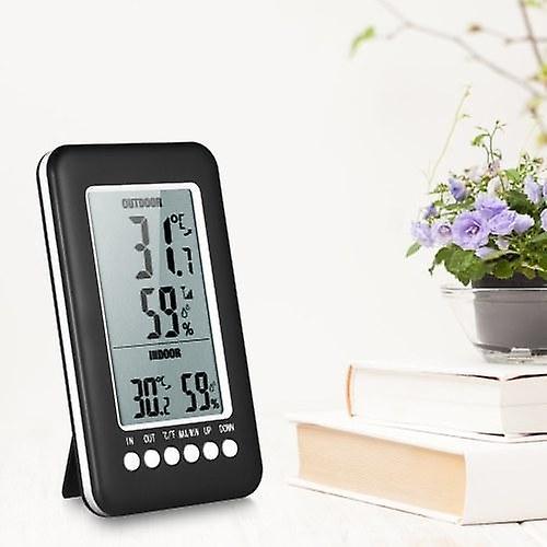 TOMTOP LCD Digital Wireless Indoor/Outdoor Thermometer HygrometerWS33109