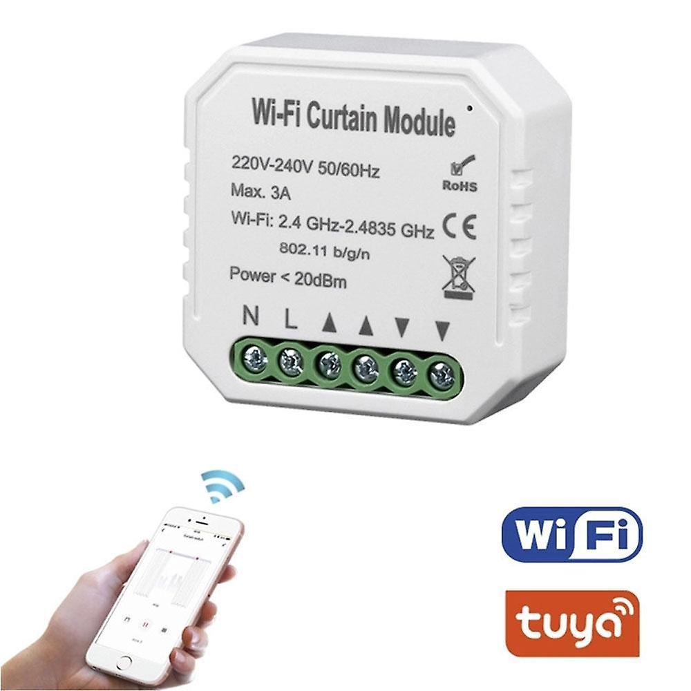 WiFi Smart Curtain Switch Module Roller Blinds Shutter Motor Smart Life Tuya APP Remote Control WorkWS33794