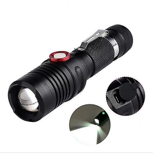 XANES 1302 T6 1500Lumens Stepless Dimming USB Rechargeable LED FlashlightWS34152