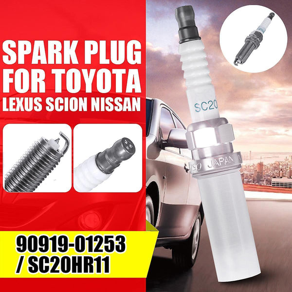 Accessories Ignition Spark Plug 90919-01253 SC20HR11 3444 For Toyota Lexus Scion Nissan ATVWS34808