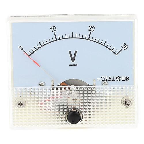 DC0-30V Analog Voltage Panel Meter Tester Voltmeter GaugeWS35724