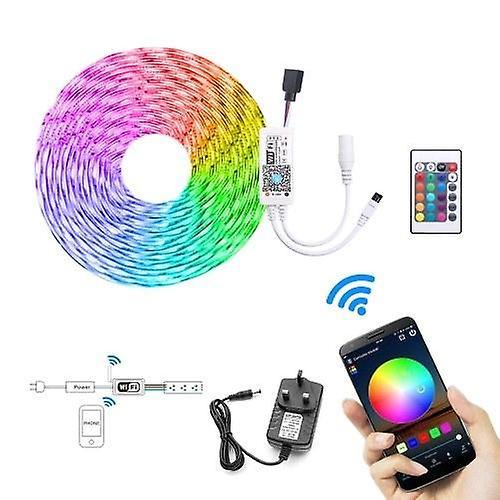 5M Smart Light Strips WIFI Control Color Changing LEDWS35886