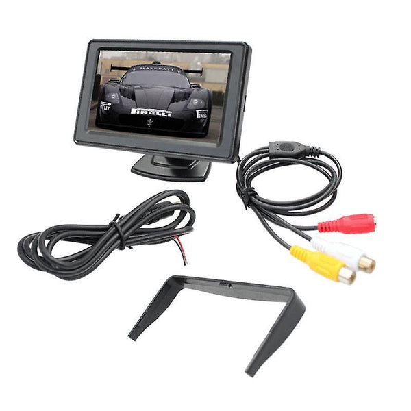 4.3'' Color TFT LCD 2-Channel Video Input Rear View Monitor Vehicle Auto Car Rear View For DVD VCDWS35898