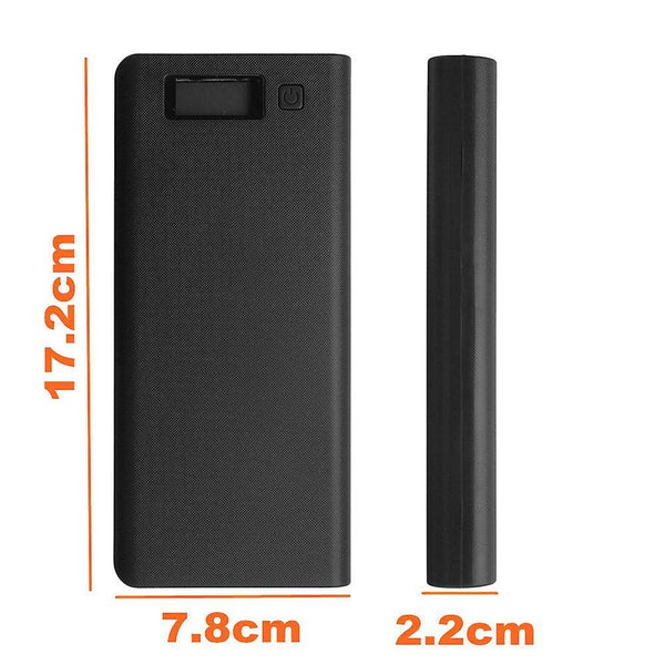 30000mAh DIY Portable Charger Charge Dual USB Battery Power Bank Case 8x18650WS36043