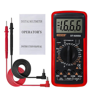 For ANENG DT9205A Digital Multimeter Profesional Transistor Tester Backlight esr Meter WS36389