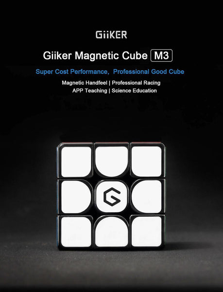 Giiker M3 Magnetic Cube 3x3x3 Vivid Color Square Magic Cube Puzzle Science Education Toy Gift from xWS36468