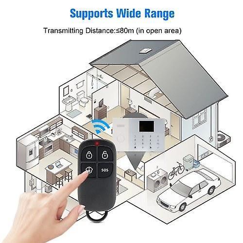 For Chuango RC-80 315MHz Wireless Remote Controller with Keychain WS36807