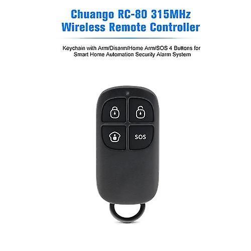 For Chuango RC-80 315MHz Wireless Remote Controller with Keychain WS36807