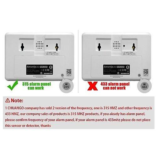 For Chuango RC-80 315MHz Wireless Remote Controller with Keychain WS36807