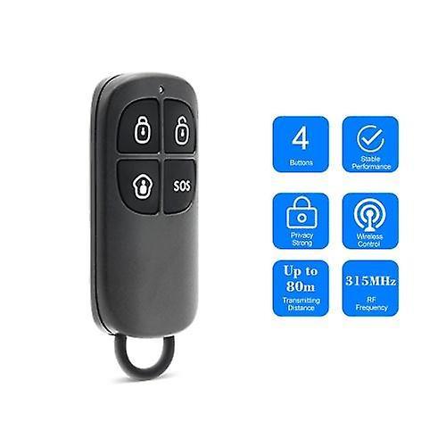 For Chuango RC-80 315MHz Wireless Remote Controller with Keychain WS36807