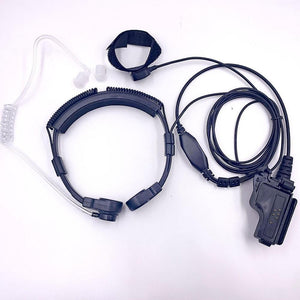 For Adjustable Throat Mic Earphone Microphone Suitable for Motorola HT1000 XTS5000 / 2500/1500 / GP900MT WS37309