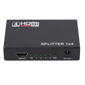 1080P HD 1 In 4 Out HDMI Splitter V1.4 HDMI Video Splitter One Input Four Output Converter HDMI AdapWS37315