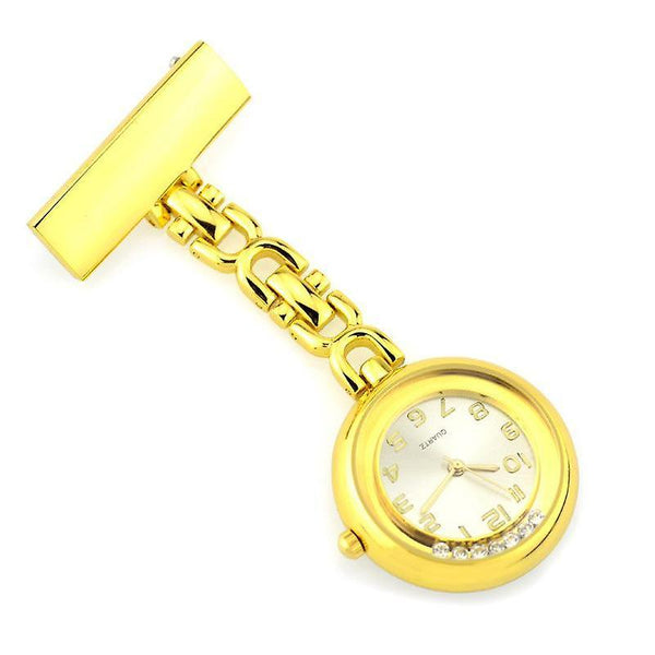 Casual Crystal Vintage Pocket Watch Stainless Steel Medical womens Nurse