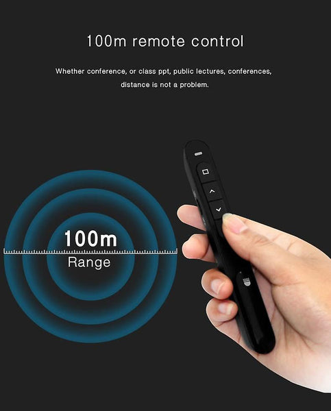 Doosl 2.4GHz Wireless Powerpoint Clicker Presentation Pointer Presenter Remote Control PenWS37984