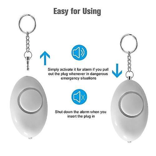 Personal Alarm 120dB Safe Sound Emergency Self-Defense Security Alarm Key chainWS38509