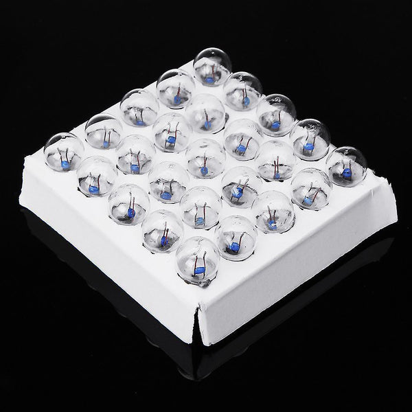 50Pcs/Box 2.5V Miniature Mini Light Bulb Lamp Screw Bulb Physical Experiment Model Student TeachingWS38546