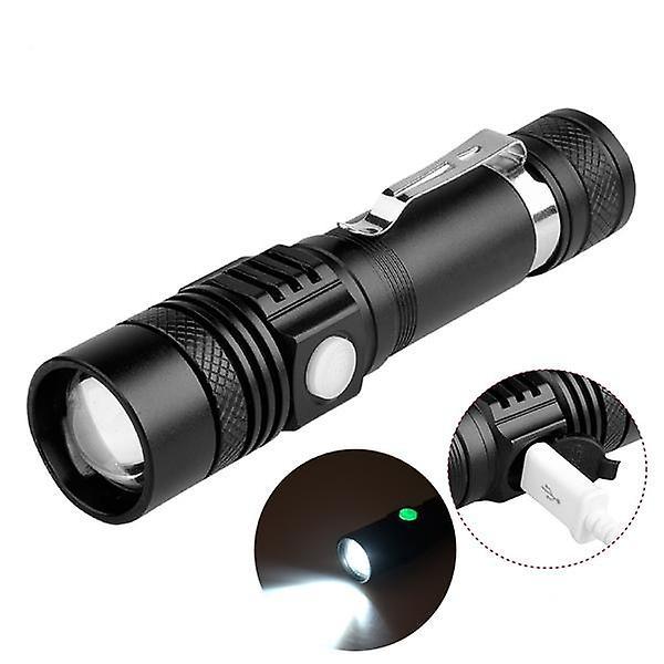 XANES WT518 T6 1000Lumens 3Modes Portable Zoomable LED FlashlightWS38576