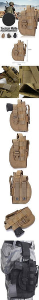 For Adjustable Tactical Holster Wrap-around Thigh Leg Holster Pouch Outdoor Accessory Package Field WS39030