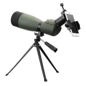 25-75x70 Outdoor Zoom Monocular HD Optic Bird Spotting Telescope With Tripod Phone HolderWS39361