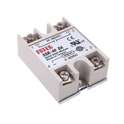 24V-380V 40A SSR-40 DA Solid State Relay Module for PID Temperature Controller 3-32V DC To ACWS39520