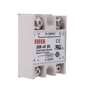 24V-380V 40A SSR-40 DA Solid State Relay Module for PID Temperature Controller 3-32V DC To ACWS39520