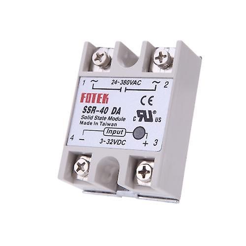 24V-380V 40A SSR-40 DA Solid State Relay Module for PID Temperature Controller 3-32V DC To ACWS39520