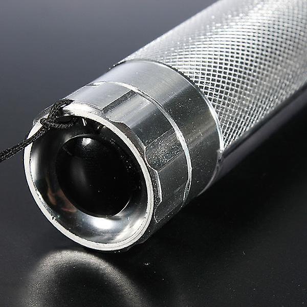 7 LED Solar Power Energy Portable LED Flashlight SilverWS39668