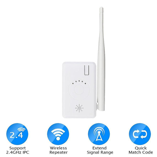 For Hiseeu WiFi Range Extender Repeater IPC Router for Wireless Security Camera Wired NVR to be Wireless WS39870